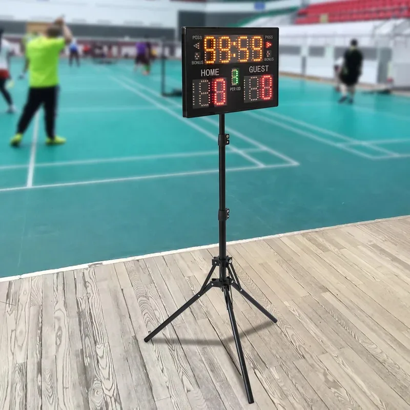 Dashboard For Indoor And Outdoor Games LED Dashboard Portable Electronic Digital Dashboard With Timer Baseball Clock