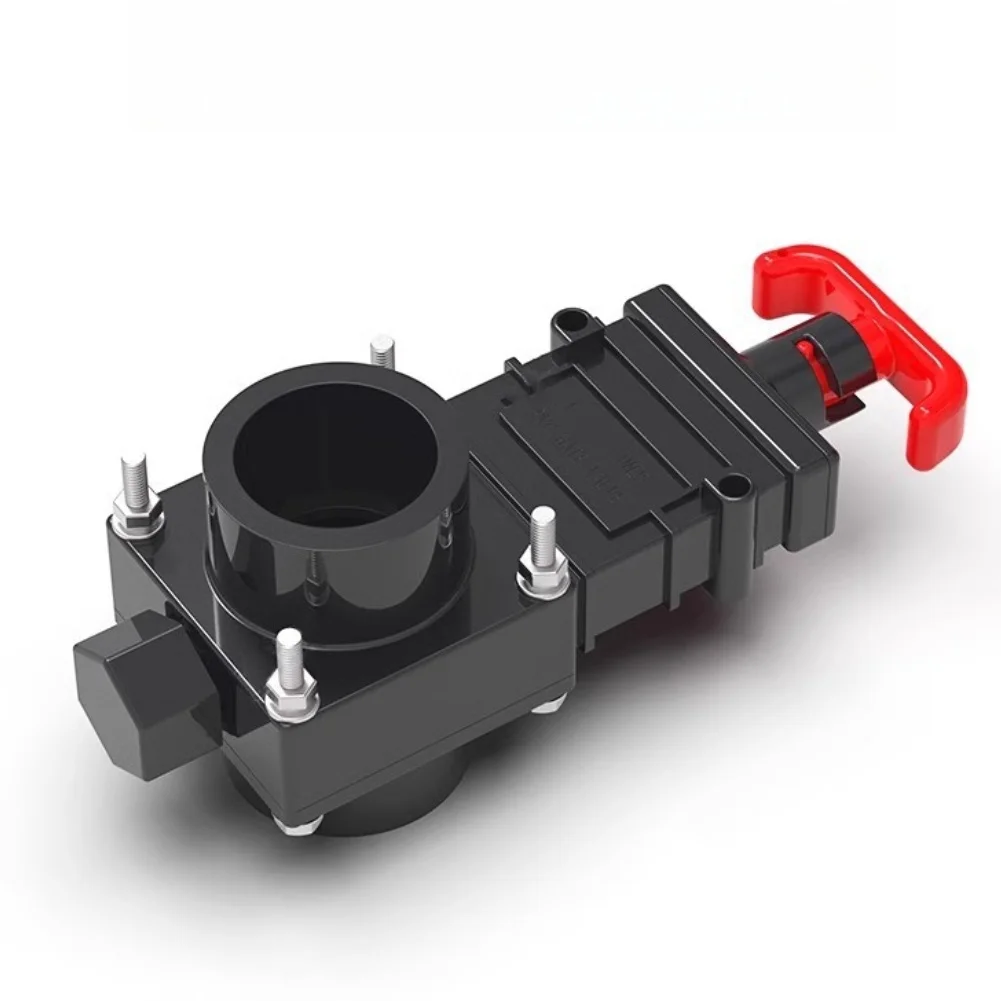 Pull-Activated Sewer Gate Valve for RVs with Leak-Proof Cap Consistent Seal and Compatibility with Common Outlet Sizes