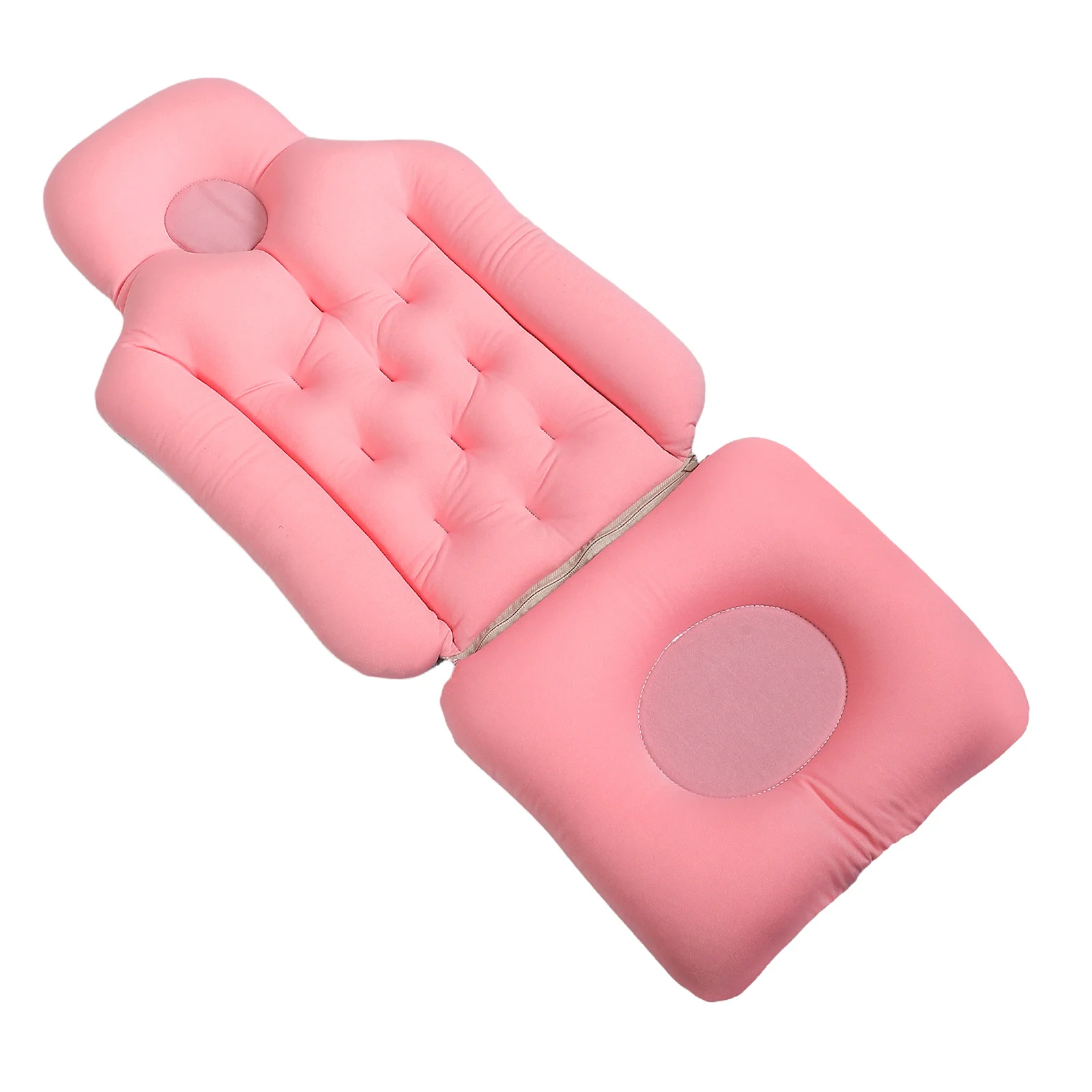 

Full Body Bath Mat Pink Detachable Cushion Non Slip Bath Seat Tub Pillow for Elderly Pregnant Women Seat Bathtub