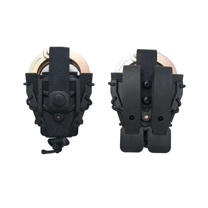 

PA66 Nylon Tactical Molle Handcuff Pouch Bag Module Cuff Case Tactical Vest with Waist Quick Pull Out Pockets