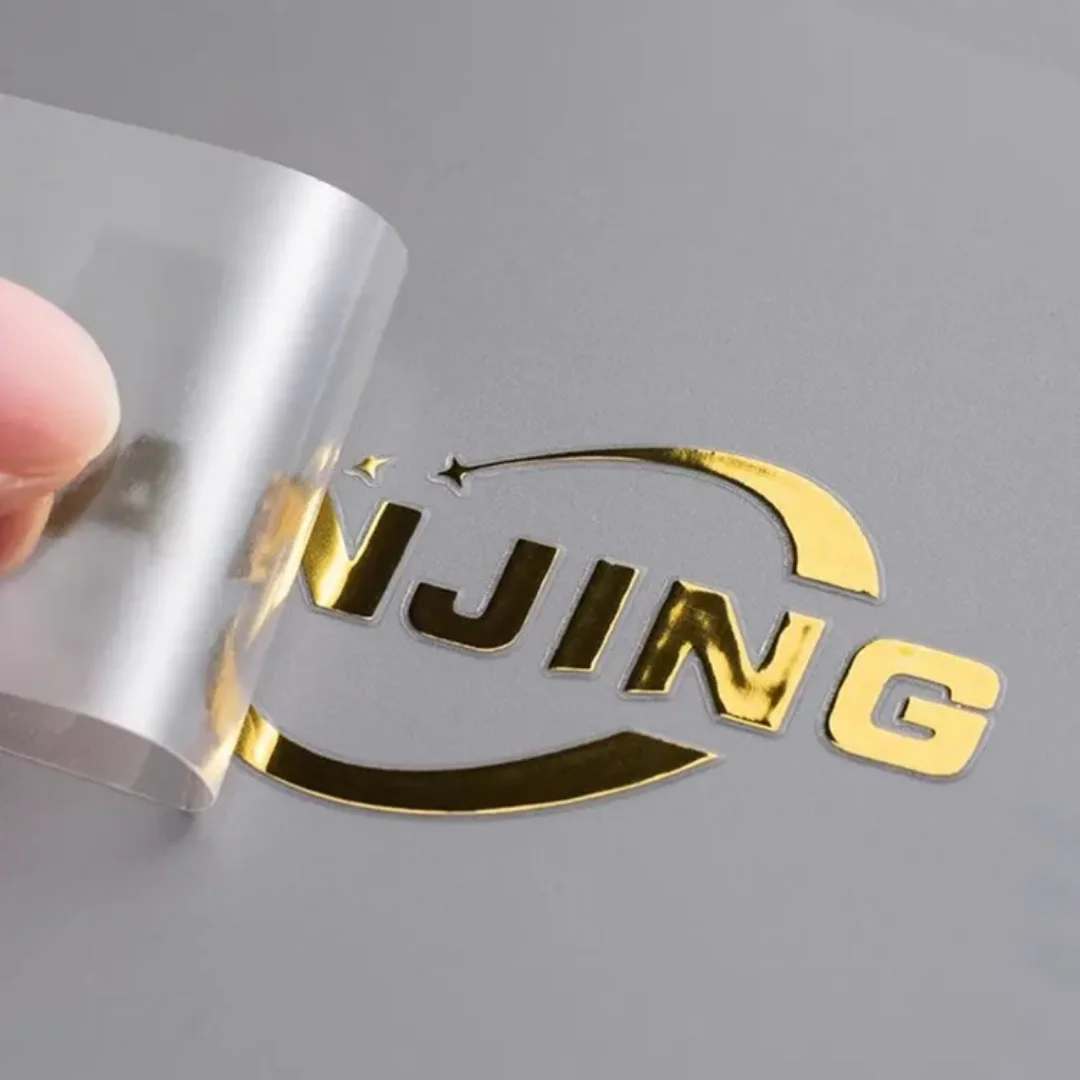 

Custom die-cut stickers, metal logo stickers, UV transfer, hot stamping, or metallic finish labels for packaging branding.