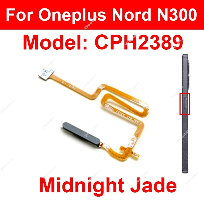 Fingerprint Sensor For Oneplus Nord N10 N20 SE N30 N100 N200 N300 CE 2 3 Lite CE3 Lite Touch Home Power Sensor Flex Ribbon Cable