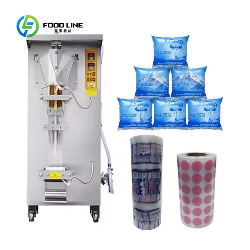 Factory Price Automatic Form Fill Seal Sachet Drinking Pure Water Filling Making Packing Machine Customizable customized