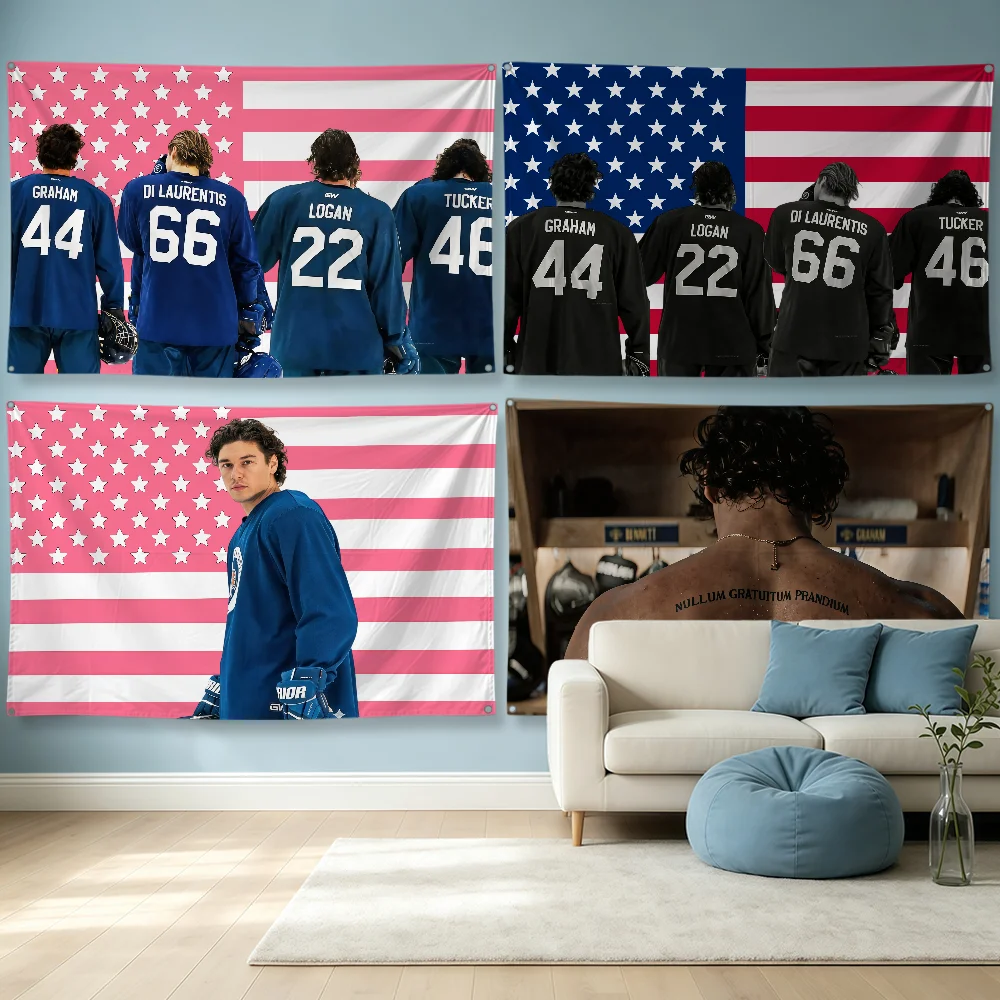 Outdoor Camping Wallpaper - TV Off Campus Flag Polyester Banner