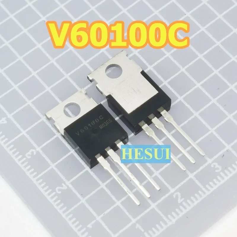 500PCS/1000PCS V60100C V60100C-5700M3/4W substitute of  MBR60100CT  Schottky