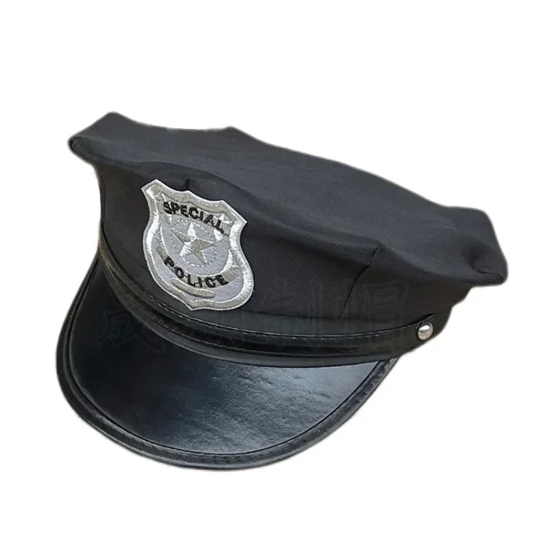 Disguise As A Police Officer, Hat, Octagonal Decoration, Uniform Accessories, Halloween Carnival Party Props,cosplay Performance view 5