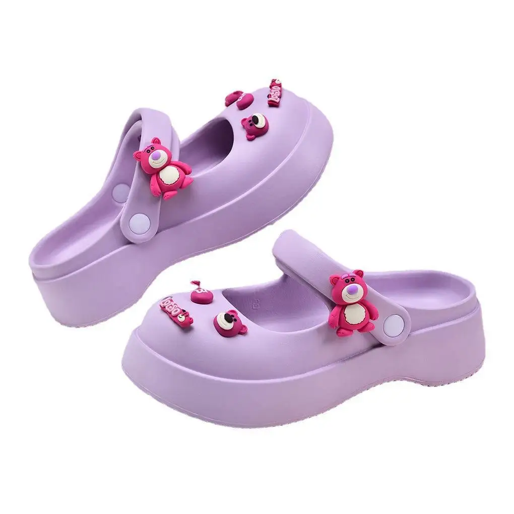 The New Sanrio Hello Kitty Shoe Slippers Fashion Slippers Summer Slippers Cute Cartoon Casual Fashion Pretty Girl's Beach Shoes