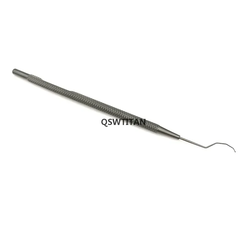 QSWTITAN Lente oftalmica Manipolatore Gancio Minami M Punta In Acciaio Inox Doppia Palpebra Strumenti Chirurgici Strumenti Palpebra
