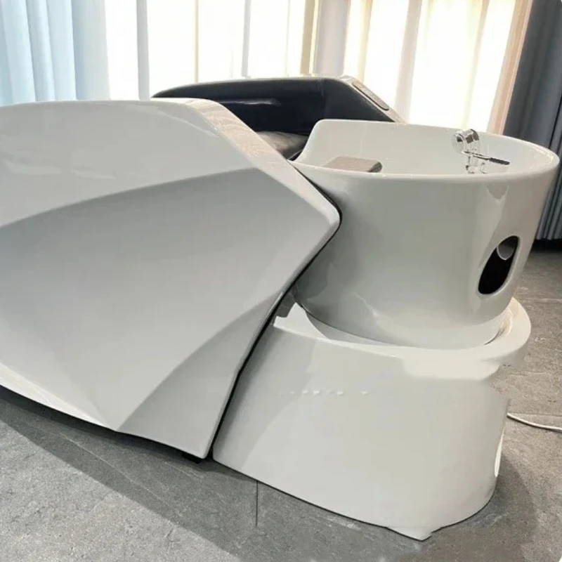 

Lying Simple Soft Bag Electric Salon Washbasin Chinese Spa Wash Interior Chair Hairstyle Womens Fauteuil Coiffure Beauty Styling