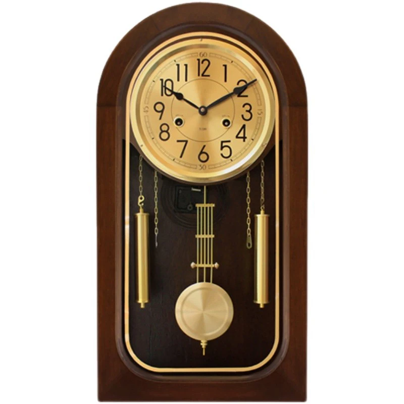 Vintage Mechanic Wall Clocks Living Room Wall Clocks Minimalist Decoration Clock Ornaments Furniture Clock Luxury Interior