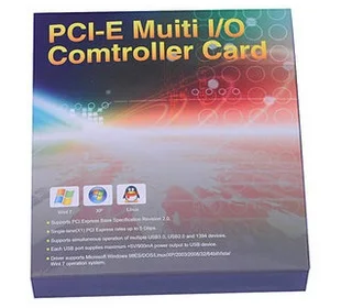 10 шт. Diewu VL805 PCI Express X1 до 4 портов USB3.0 4-контактная карта расширения питания
