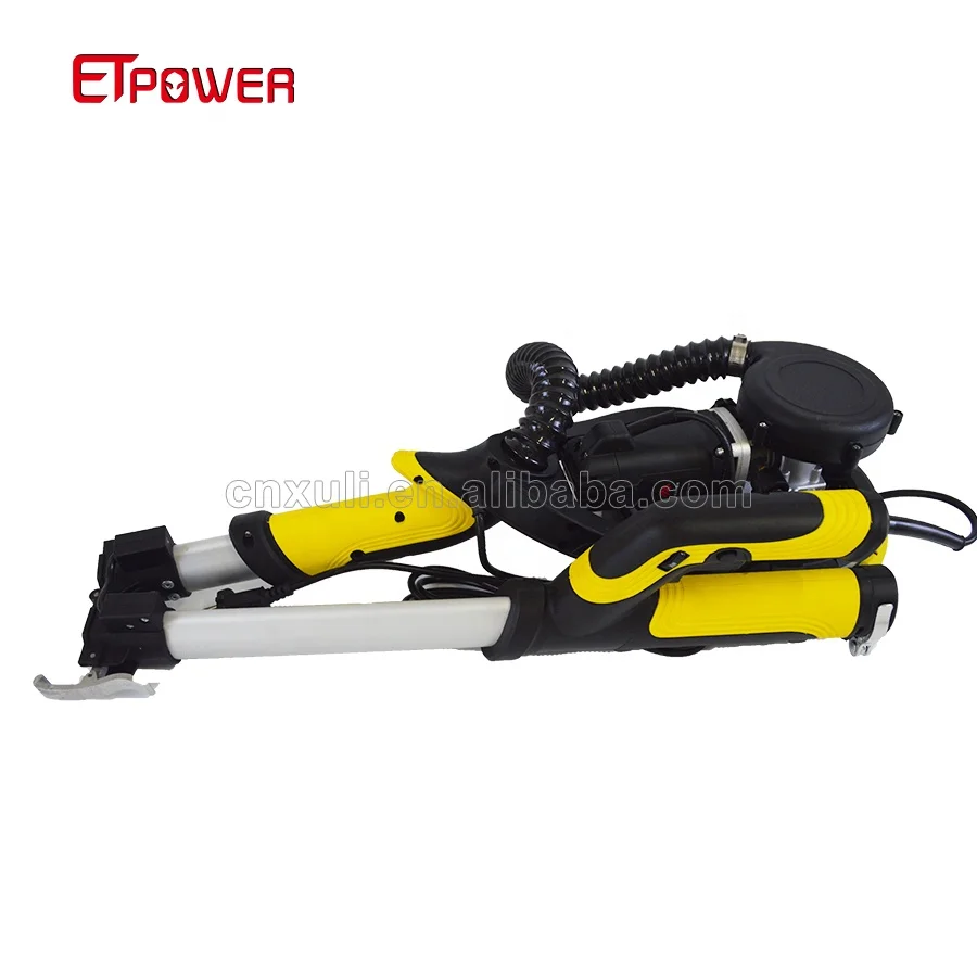 750W 210mm Electric Drywall Sander Extendable Sander Self Vacuum with LED Light Long Pole Wall Grinding Sanding Machine