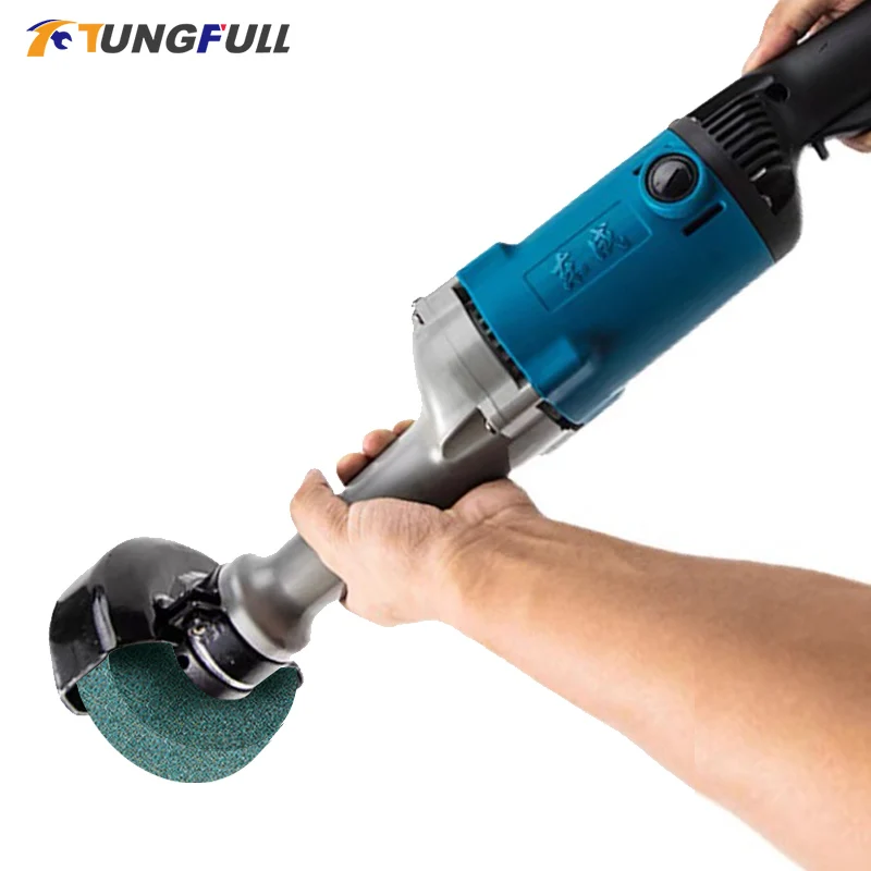 Ângulo Reto Moedor de Metal Industrial Máquina de Moagem Polimento Handheld Moedor de Metal Elétrico em Linha Reta 220v