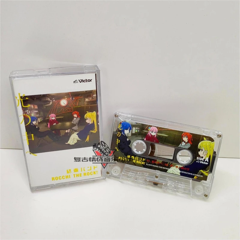 

Cartoon Kessoku Banndo Hasegawa Ikumi Music Tape BOCCHI THE ROCK OST Album Cassette Cosplay Recorder Car Walkman Soundtracks Box