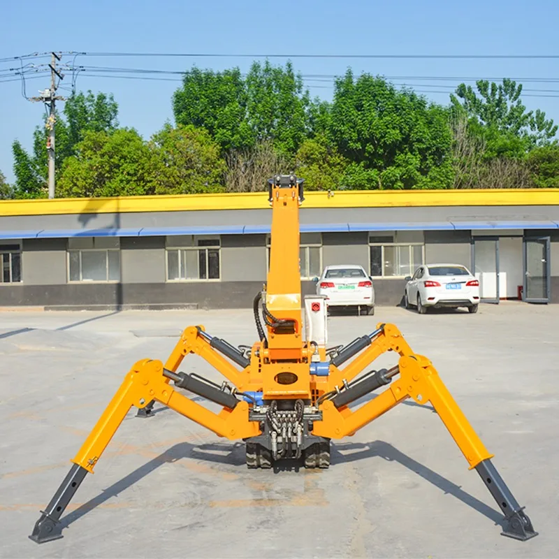 Selbstfahrende hydraulische Raupen-Spinnenkran-Teleskop-Mobilbaumaschinen