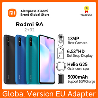 Global Version Xiaomi Redmi 9A 2GB 32GB Smartphone Android Cell Phone 6.53\