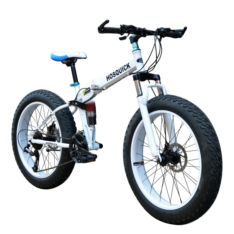 Tt20/24/26-Inch Double Disc Brake Shock-Absorbing off-Road Variable Speed Coarse Tire Folding Beach Snowmobile Mountain Bike