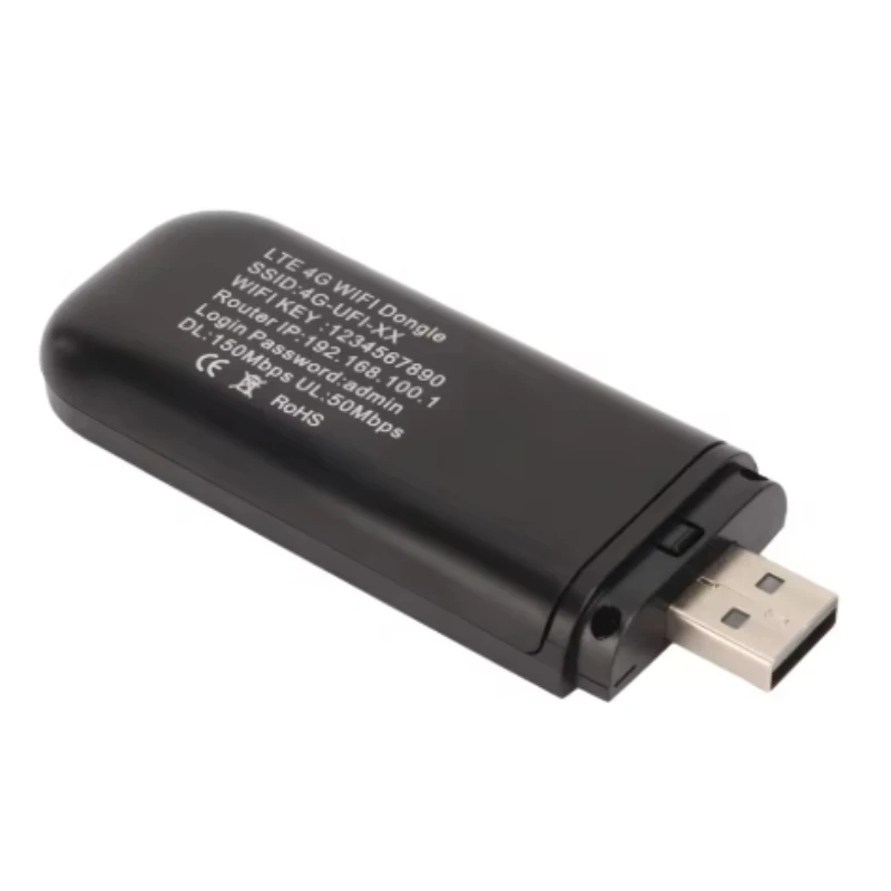 Kabelloser 4G WiFi 6 Mobiler Hotspot Tragbarer Router mit SIM-Steckplatz Unterstützt 10 Benutzer für Zuhause Reisen Wohnmobil Van