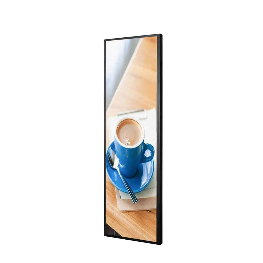 

Indoor Wall Mount LCD Shelf Strip Display 19 Inch Small Size Screen Digital Menu Board Advertising Player for Farm Supermarket