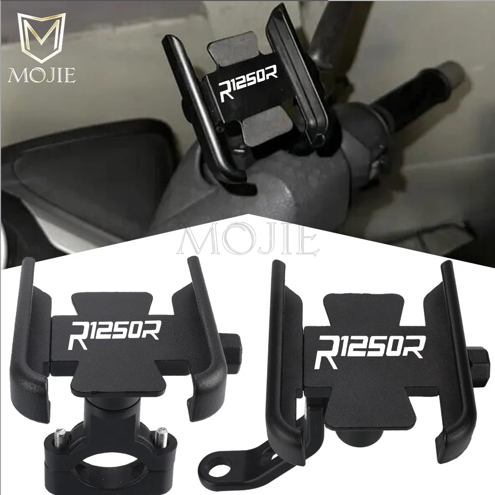 

Motorcycle Mobile Phone Holder Handlebar Mirror GPS Stand Base For BMW R1250R R1250RS R1250RT 2019 2020 2021 2022 2023 2024 2025