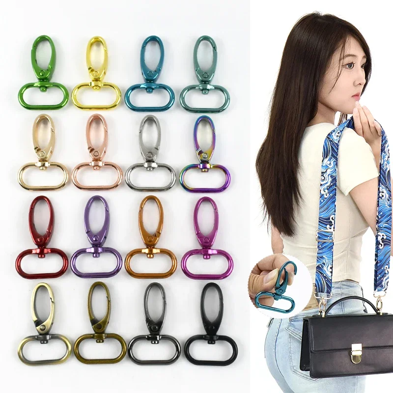 

20-38mm 5/10Pcs Bags Strap Buckles Metal Lobster Clasp Swivel Clip Snap Hooks Buckle For Webbing Keychain DIY Sewing Accessories