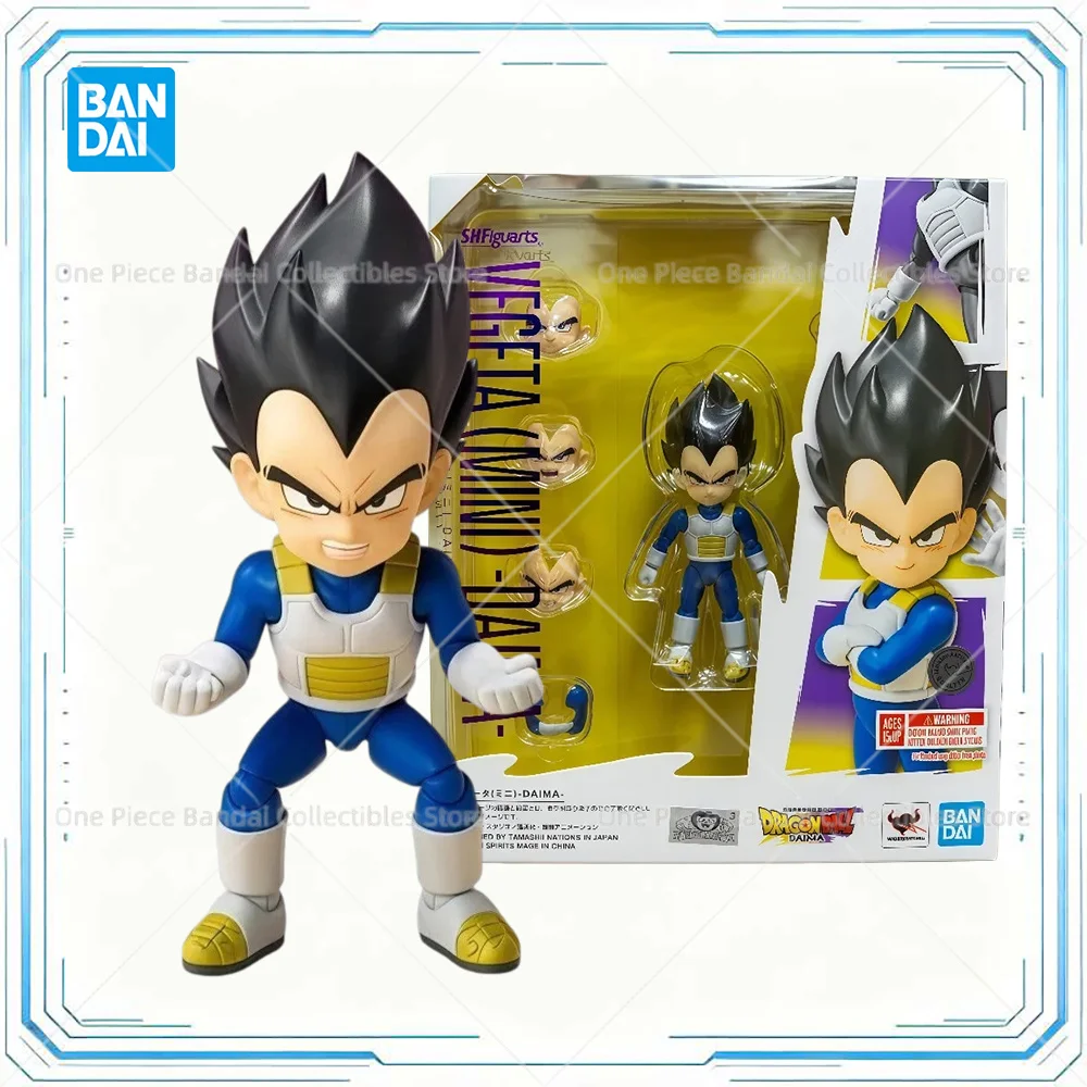 100% Original Bandai S.H.Figuarts Dragon Ball DAIMA Vegeta (Mini) DAIMA Collectible Anime Action Figure Brand New In Stock