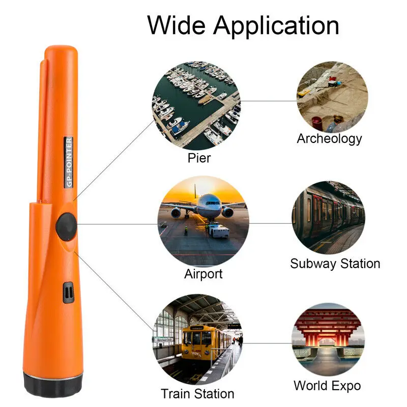 Metal Detector Underground Pin Pointer Gold Pinpointer All Coin Portable Digger Kit Tester Finder Detecting Power Tools