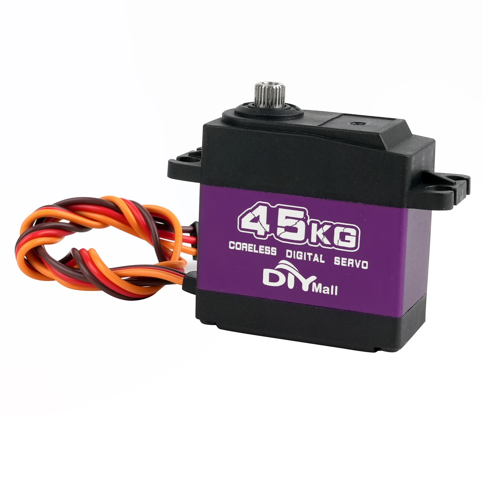 45KG デジタルコアレスサーボ HV 防水メタルギアアルミケース 8.4V 1/8 1/10 RC カートラッククローラーロボット用