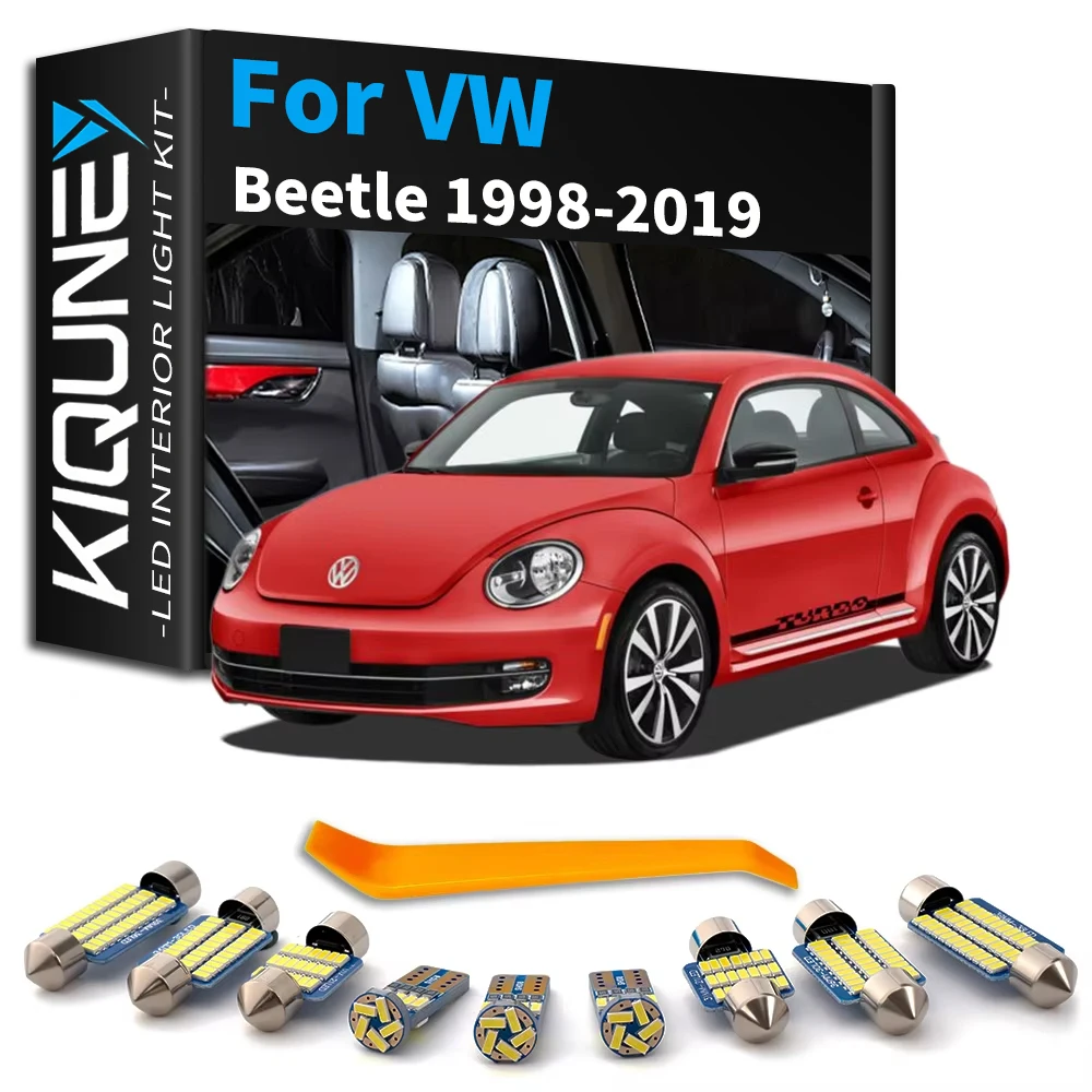 Interior LED Light Kit Canbus For Volkswagen VW Beetle 1998- 2007 2008 2009 2010 2011 2012 2013 2014 2015 2016 2017 2018 2019