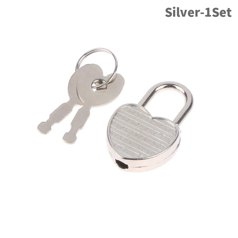 1pcs Mini Padlocks Key Lock With Key Luggage Lock For Zipper Bag