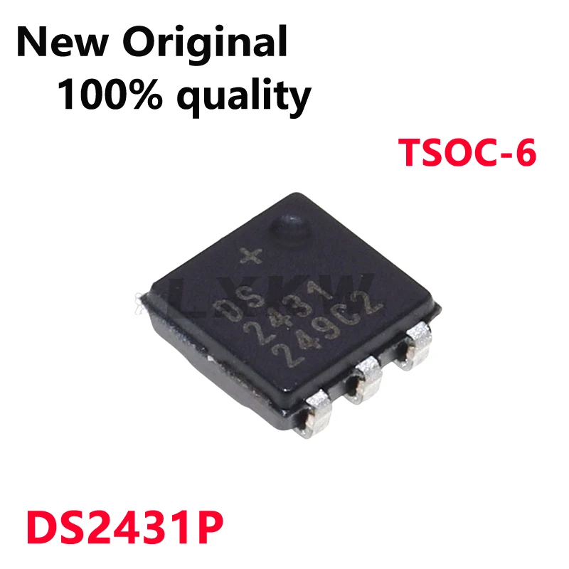 5-10/PCS New DS2431P DS2431P+T TSOC-6 1-Kbit EEPROM memory chip In Stock