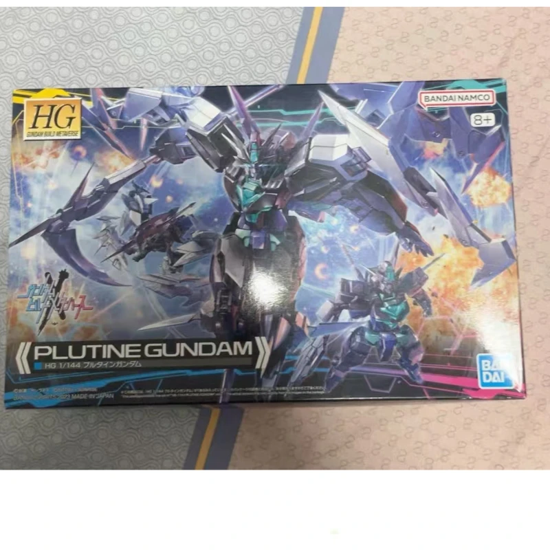

Spot Bandai Original HG 1/144 Pluto Type 9 Gundam Model Kit Экшн в сборе Фигурки Детские подарки Рождественский подарок Корпус