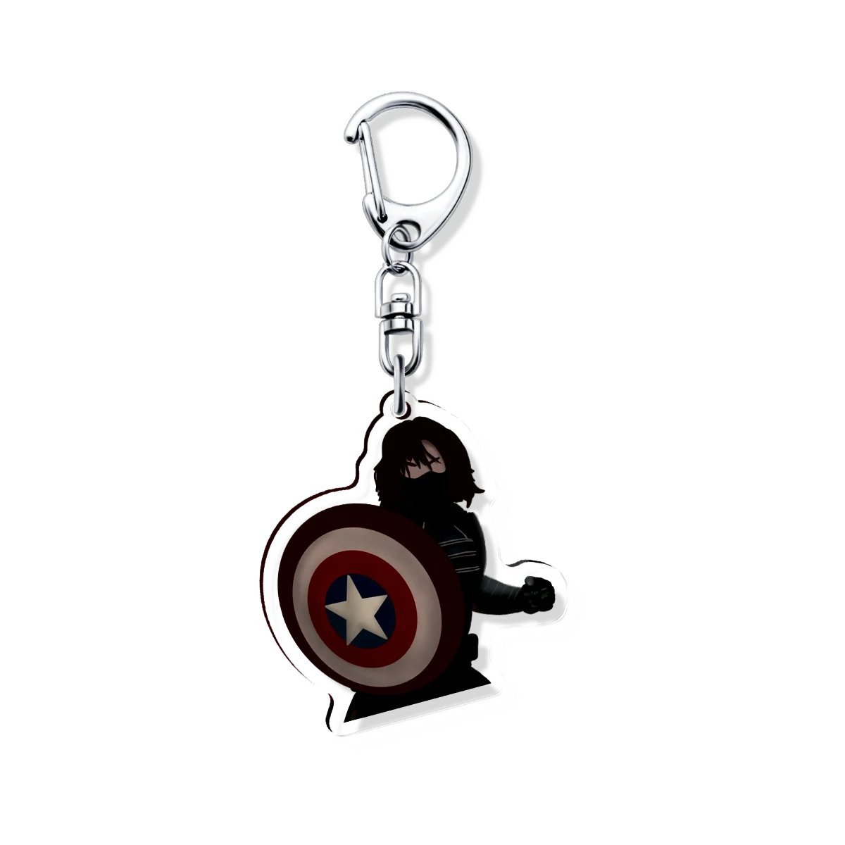 الرجل العنكبوت مارفل المنتقمون ديدبول واندا لوكي سلسلة مفاتيح مصنوعة من الأكريليك حقيبة سحر قلادة هدية مفتاح سلسلة تذكارية جديدة الإبداعية Kingring