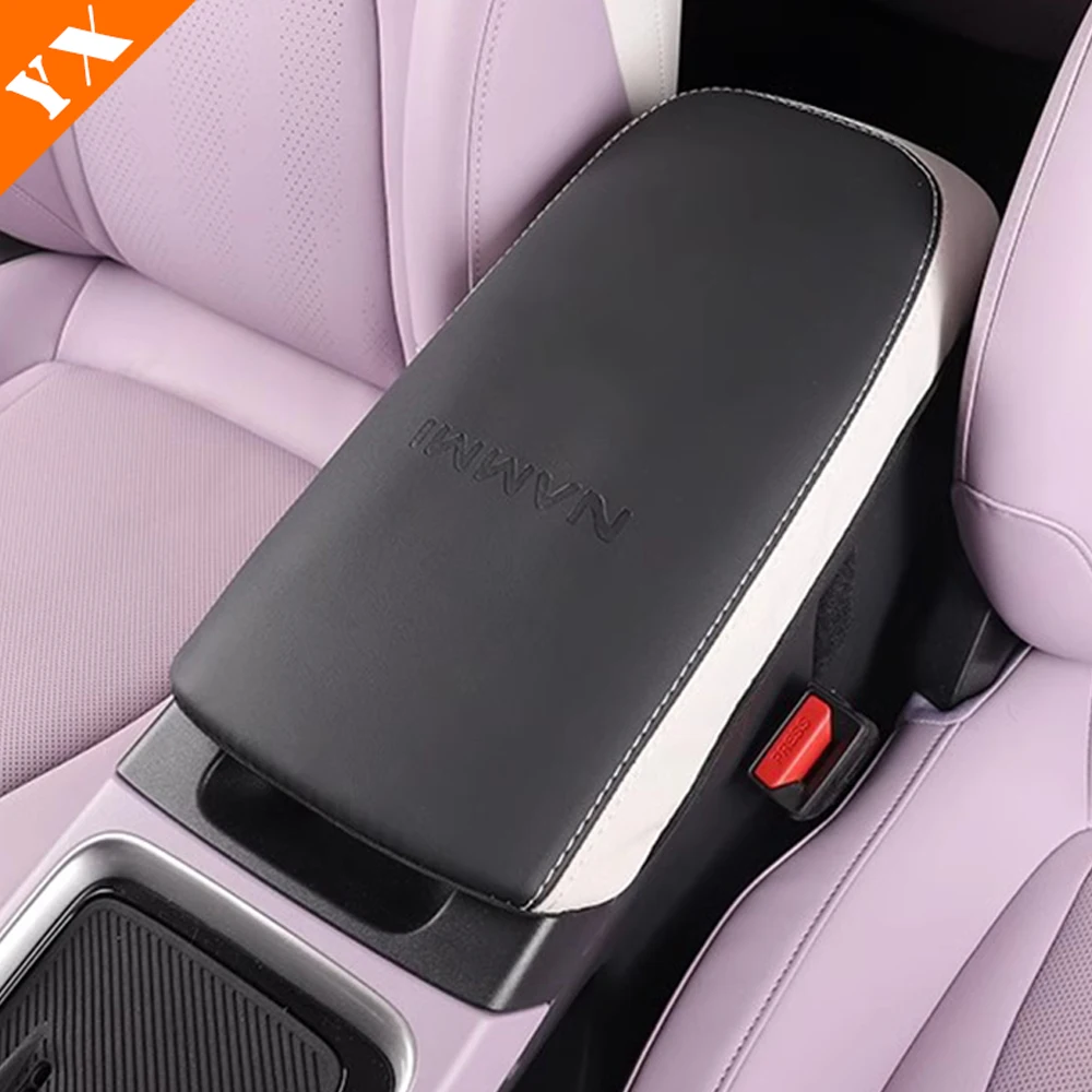 

2025 2026 For dongfeng nammi 01 accessories leather Car Armrest Box Cover,Armrest Box Protective decoration Anti Scratch Cover