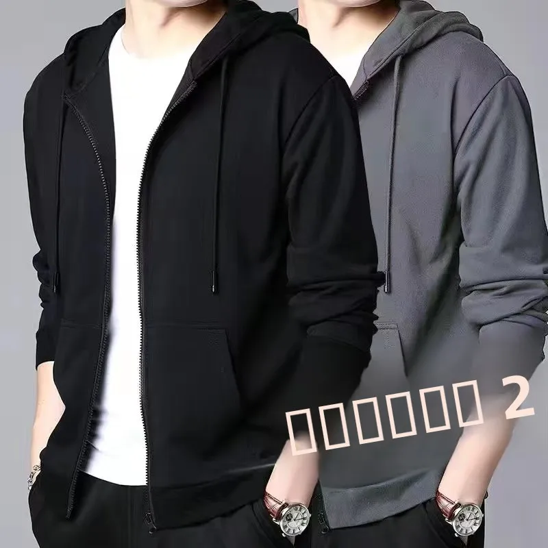 

Men's Faionable Korean Sle Baseball Jaet Spring Autumn Casual Outerwear Windproof Long Sve Zipper Hooded Sweatirt