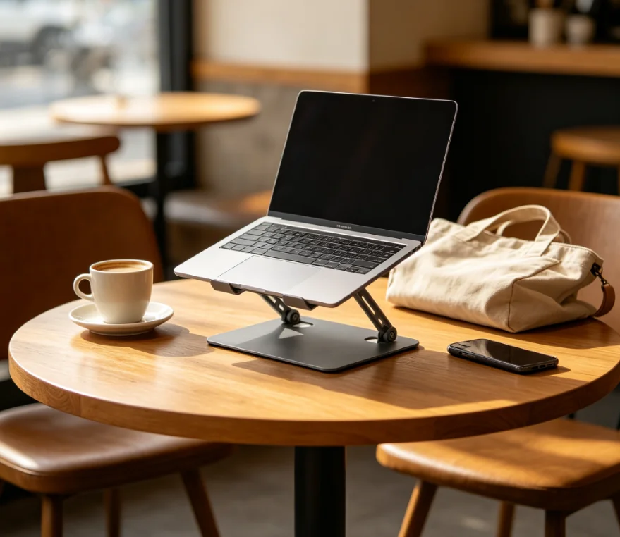 Hot Selling New Style Foldable Height Adjustable Carbon Steel Stand For Laptops Tablets Home