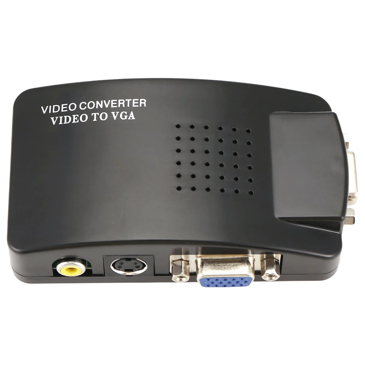 M22KAV to VGA Adapter RCA VGA Converter PC RCA Composite S-Video AV Input to PC VGA LCD Output Converter Switch Box