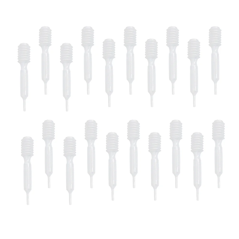 

20 Pcs Transparent Dropper Lightweight Calibrated Liquid Pipette for Aromatherapy Essential Oils Measuring Tools Laboratory