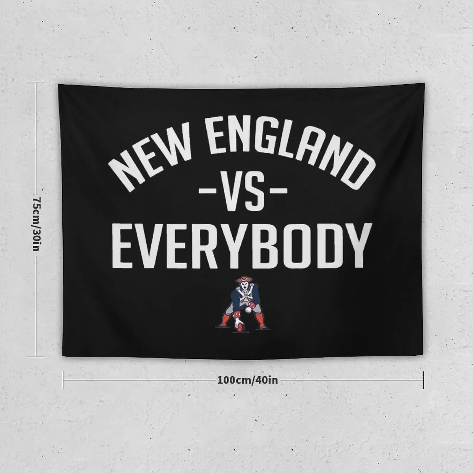 New England VS Everybody Tapestry Decorations For Your Bedroom Wallpaper Wall Decor Hanging Room Aesthetic Decor Tapestry