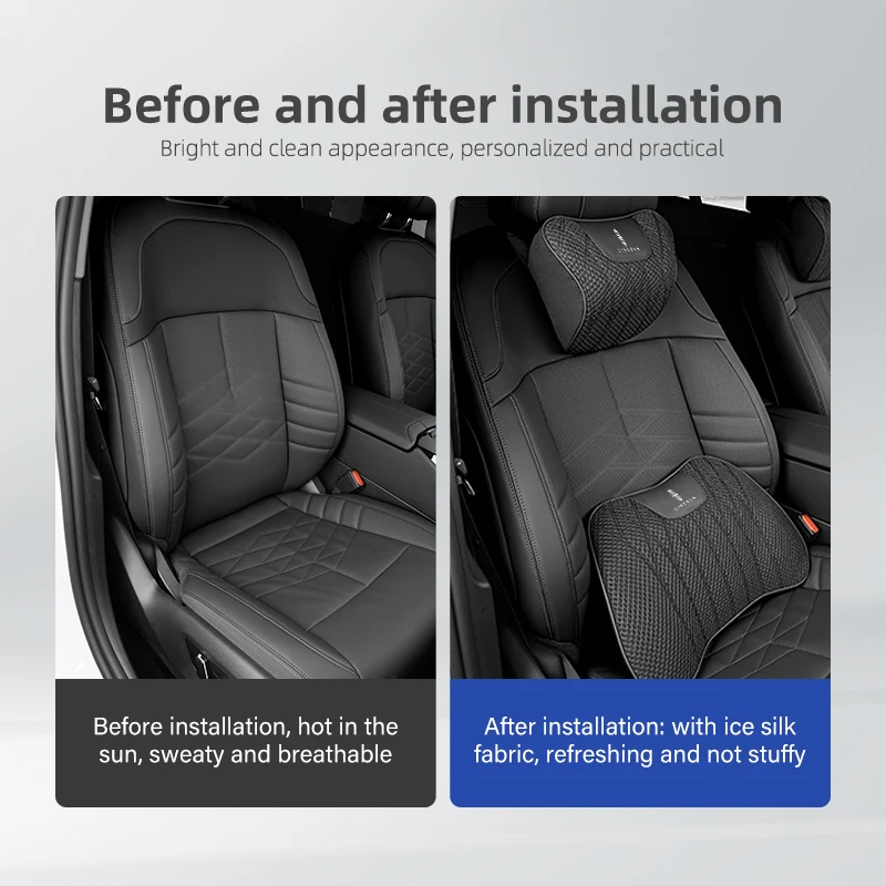 Car Neck Pillow Protector Memory Foam Cushion Accessories For Lincoln Navigator MKZ MKX MKC MKT Continental Nautilus view 4