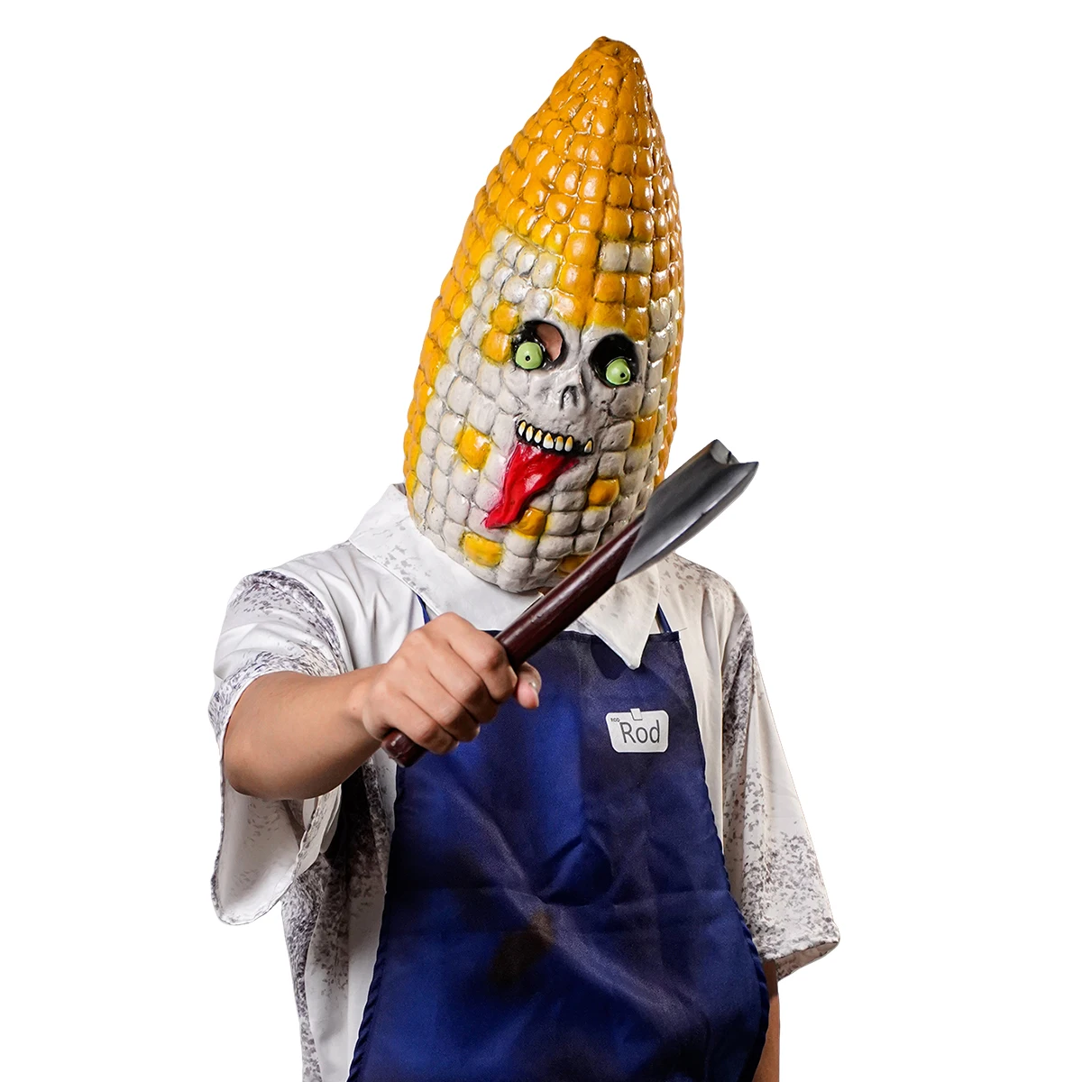 Superrealistische Gemüse- und Mais-Masken-Kopfbedeckung, geeignet für Halloween-Kostüme, Karnevalspartys und als perfektes Geschenk für Animatoren.
