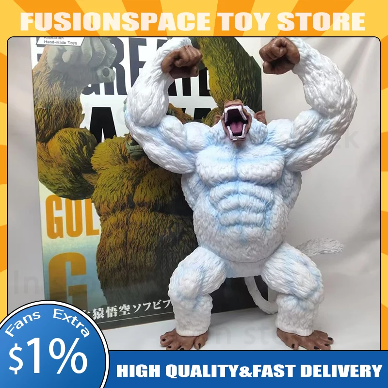 

Dragon Ball Anime Golden Ape King Kong Transformable Desktop Ornament Handmade Model Action Figure Collectible Toy Birthday Gift