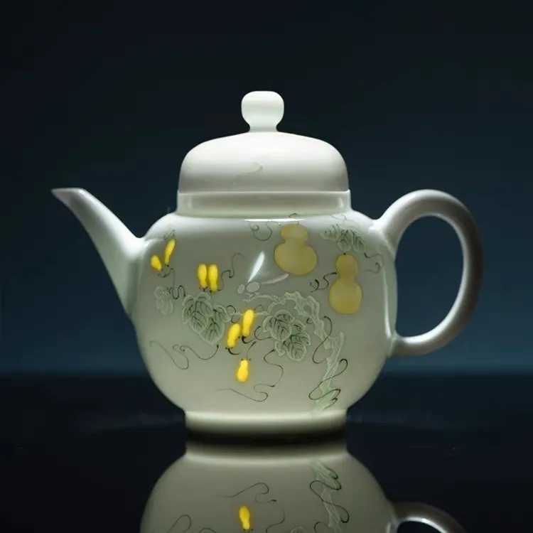Ceramic high-end Fulu Shouxi tea set