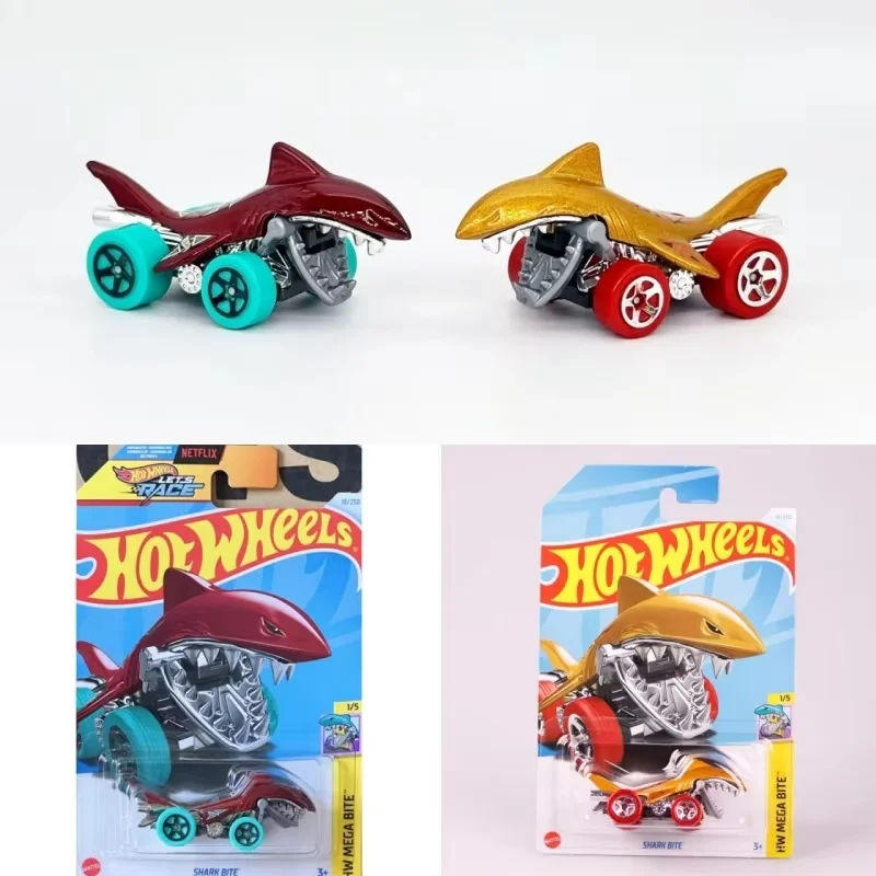Authentic Wind And Fire Wheel Alloy Car 1:64 Shark Bite Series Collection Die Cast Alloy Car Model Gift Collectible Car Toys
