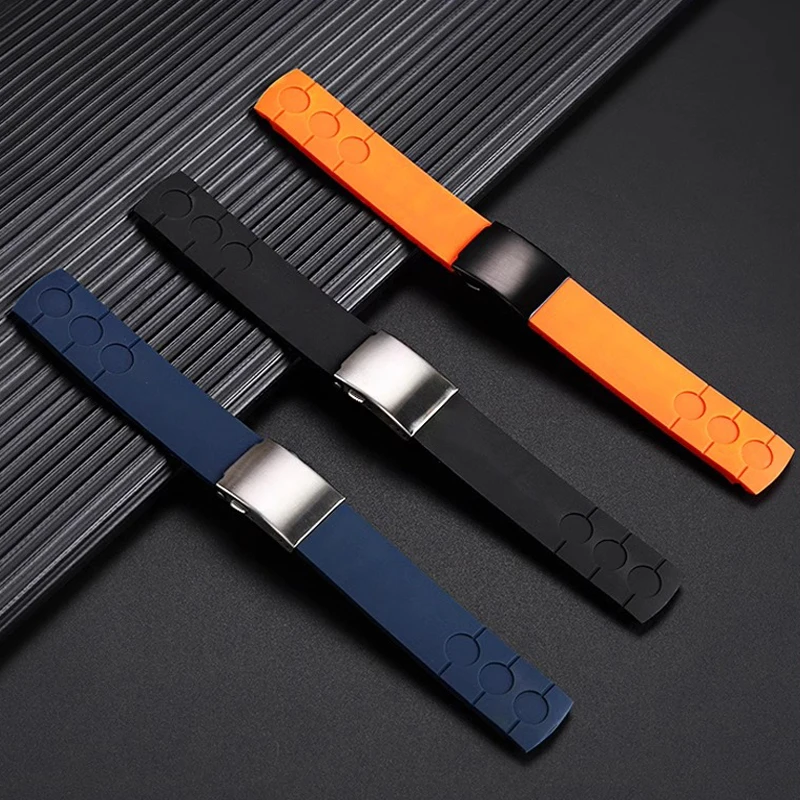 男性用アークインターフェースシリコン時計バンド,t044リズム,ラバーストラップ,1853シリーズt044417a t04430a,20mm