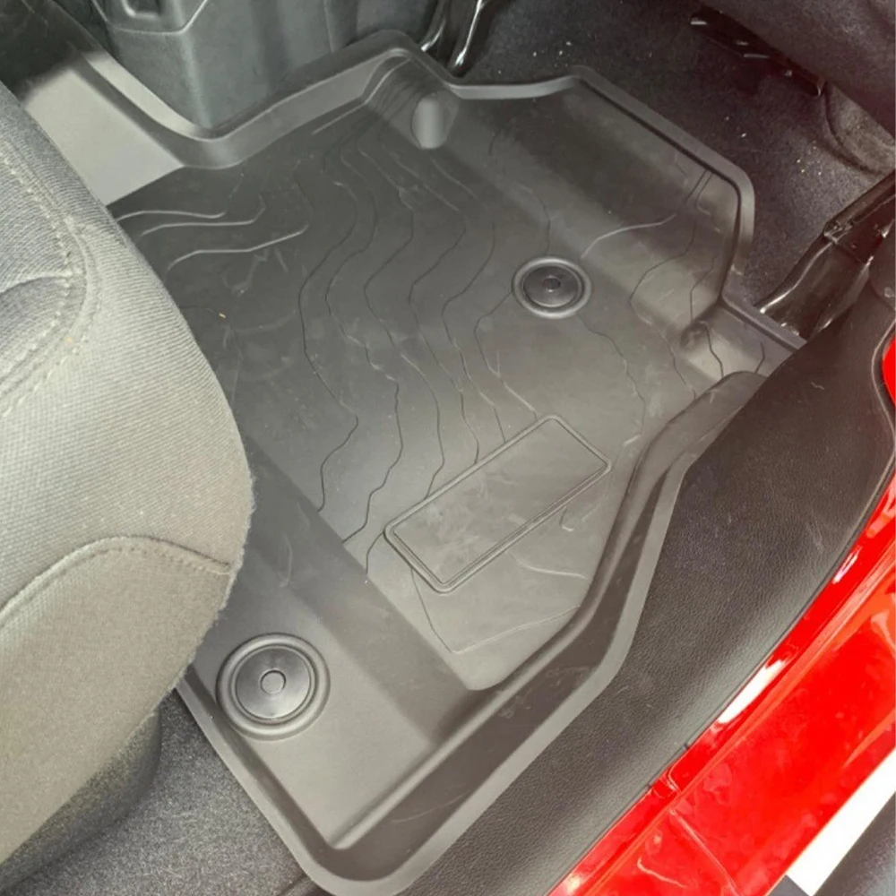 Lantsun JT1017 Floor Mats TPE Car Floor Liner Protection Car Interior Accessories for JT Gladiator 2020++, 4door