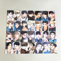 28Pcs Korean Webtoon Photo Card Set - 3 Inch Collectible Manga Character Collectible Lomo Cards 