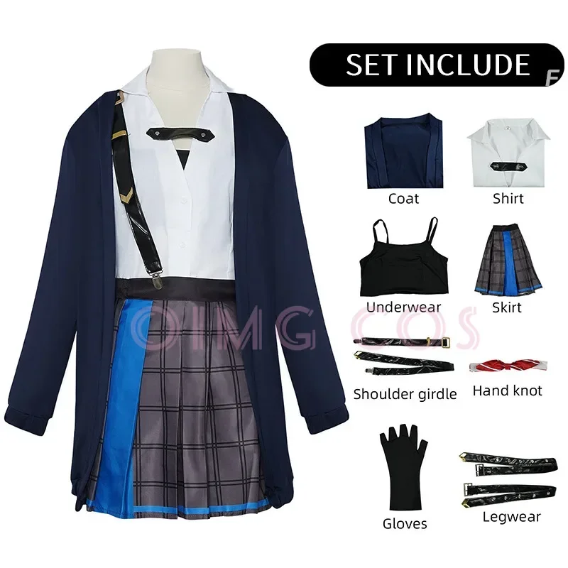 أزياء هوشينو إيتشيكا التأثيرية للبالغين زي كرنفال أنيمي أزياء حفلات الهالوين لعبة تنكرية للنساء