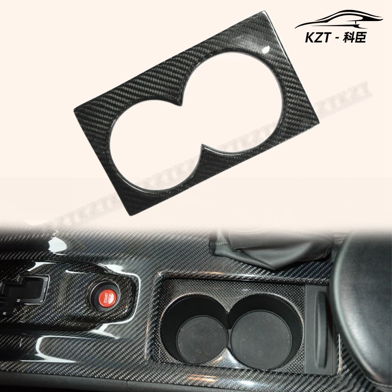 For Nissan High quality Carbon Fiber  R35 GTR Cup Holder cover (LHD)