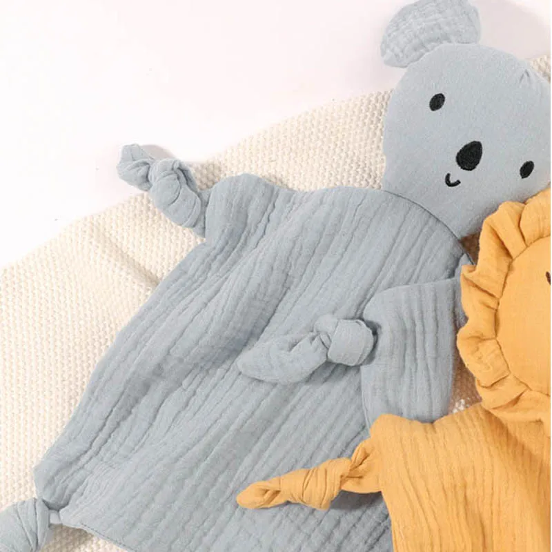 Personalization Cotton Baby Elephant koala Comforter Cute Baby Comforter Blanket Towel Muslin Bunny Blanket Animals Toy Towel